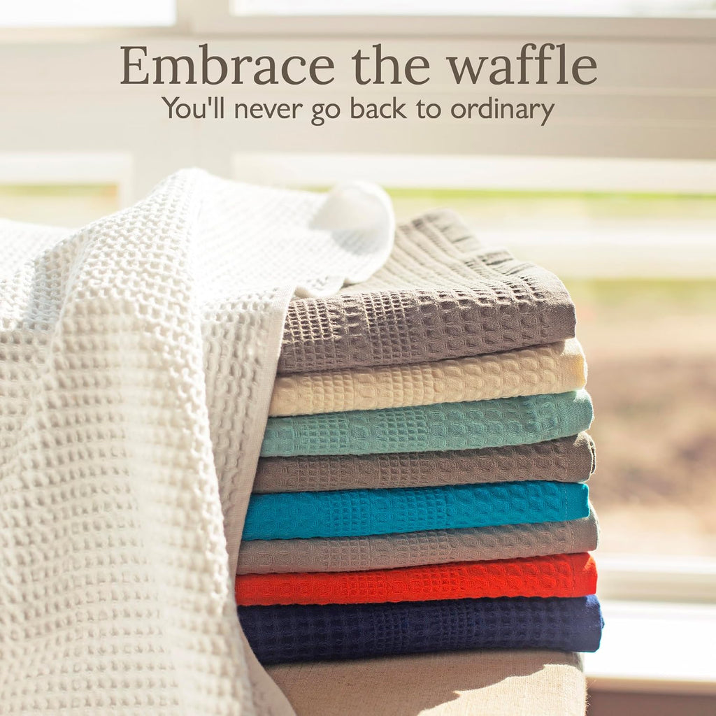 Waffle Bath Sheet Large Bath Towels Quick Dry Thin Body Towels, 40x80 Oversized Bath Towels for Adults, Classic Style