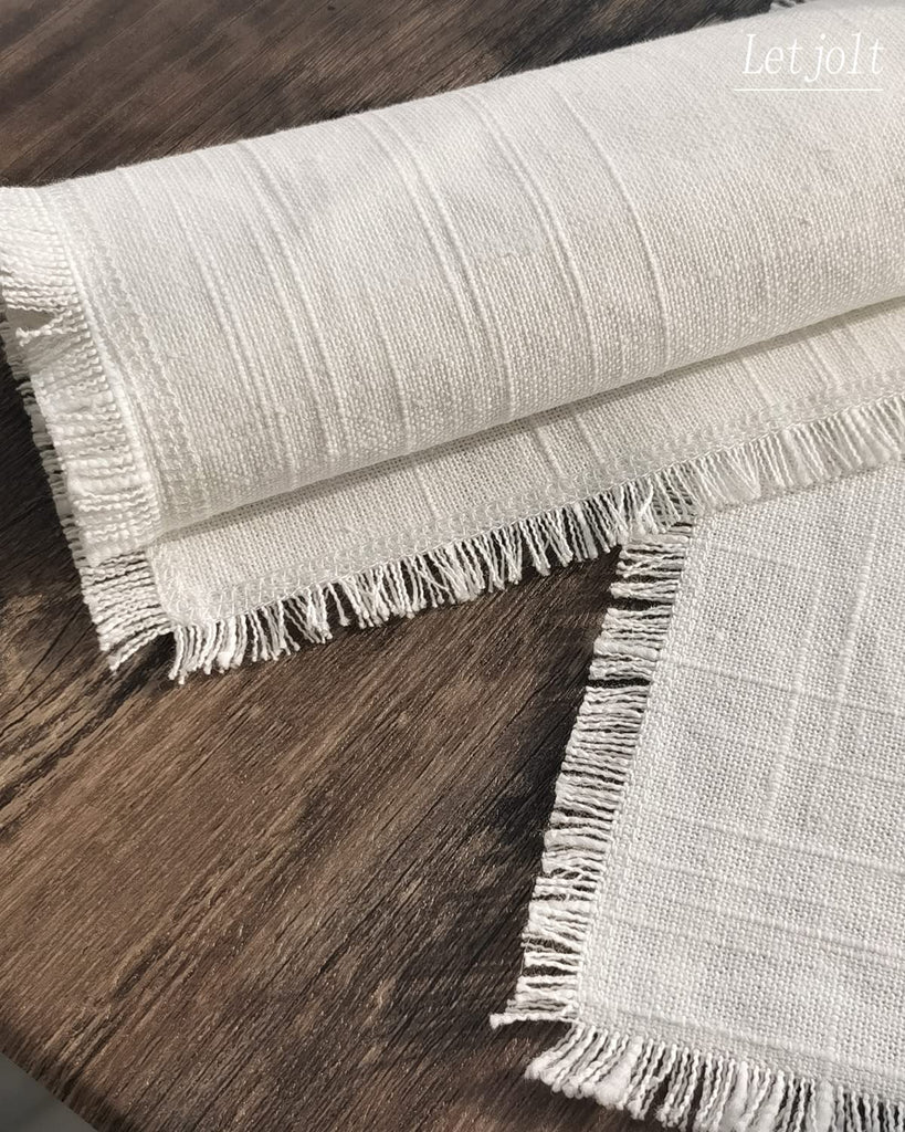 White Placemats Set of 4