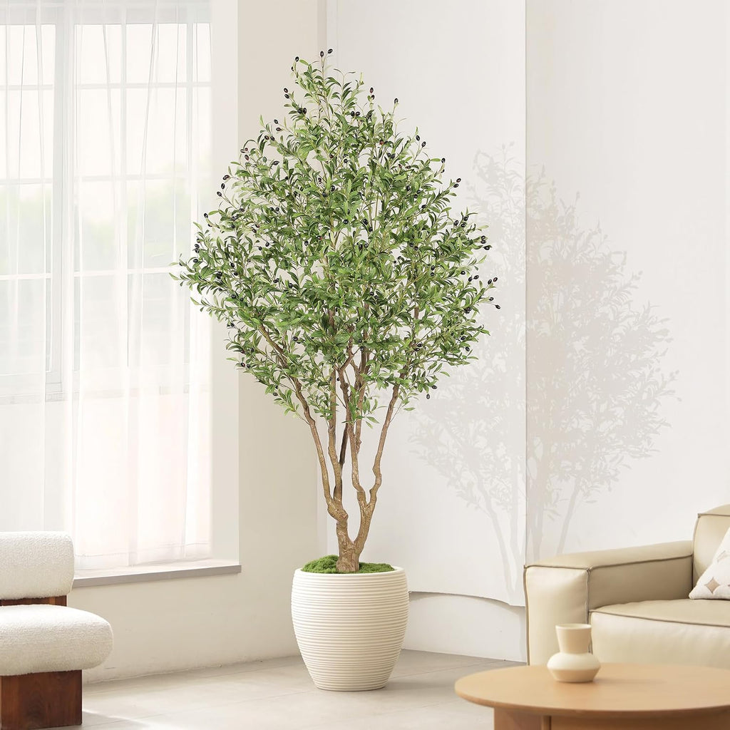 Faux Olive Tree 8ft Living Room Office Decor