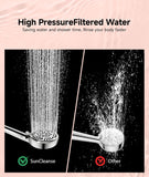 Filtered Shower Head with Handheld, 9-Spray Setting Detachable Showerhead with Filters, Shower Head for Hard Water