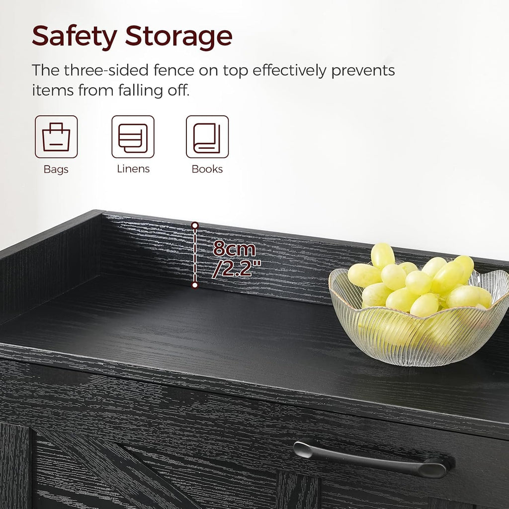 Shoe Storage Cabinet, Shoe Organizer with 2 Flip Drawers, Hidden Shoe Storage , Freestanding Shoe Cabinet Organizer