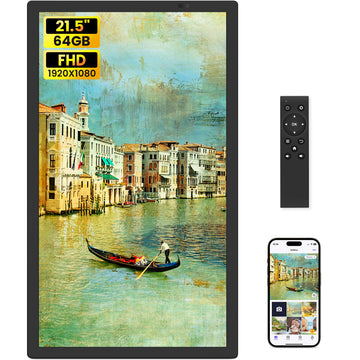 Uhale 21.5 Large Digital Picture Frame 64GB Photo Frame WiFi Remote Control
