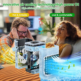 Portable Air Conditioners Cooling Fan, 800ml Mini Air Conditioner Portable AC Unit with 3 Cool Mist & Speeds