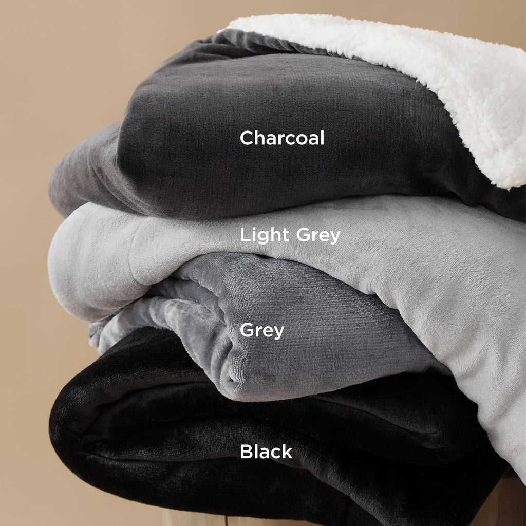 GentleSoft Fleece Throw Blanket, Non-Heated, Thick & Warm Cozy Blanket for Winter, Soft Fuzzy Plush Throw Gifts for