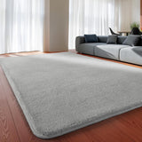 8x10 Fluffy Area Rug, Soft Plush Non-Slip Carpet for Living Room Bedroom Kids Room