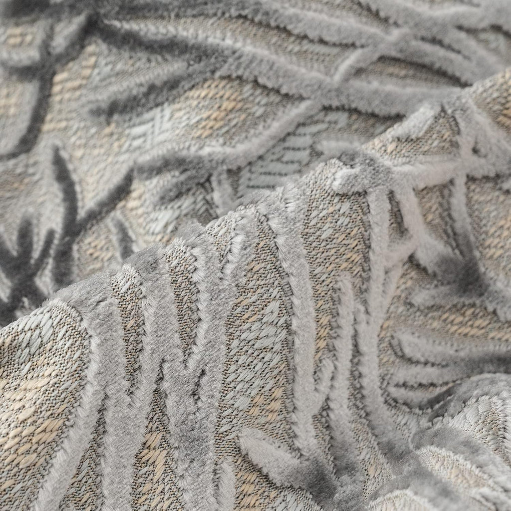Dark Grey Twigs Throw Pillow Cover Branches Velvet Cushion Case Neutral Pillowcase,18x18 Inch