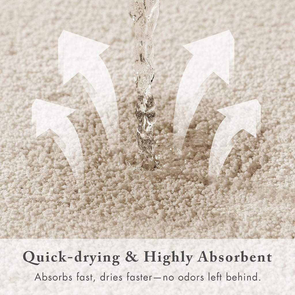 Marshmallow Super Soft & Absorbent Bath Rug, 20 x 30, Natural
