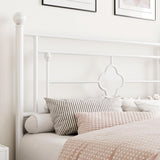 14 Inches Full Metal Platform Bed Frame/Vintage Iron-Art Headboard and Footboard/Mattress Foundation for Storage/No