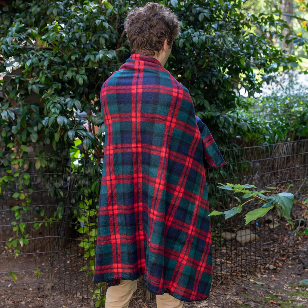 50x60 Throw Blankets, Plaid Fleece Throw Blankets, Chair, Pets, Outdoors