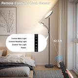 Floor Lamp-42W/4200LM Super Bright Floor Lamp,Dimmable 2-in-1 LED Floor Lamp