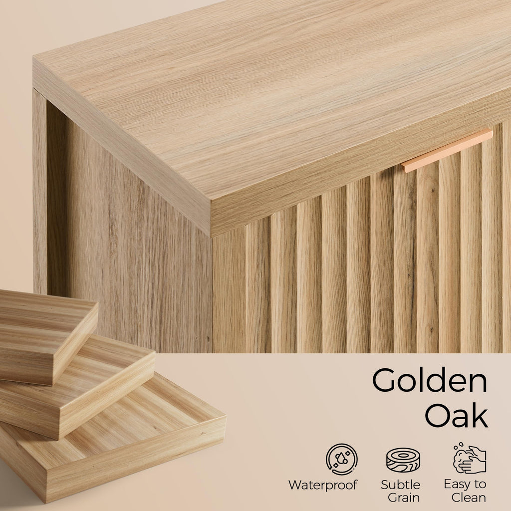 Buffet Cabinet 56" Golden Oak