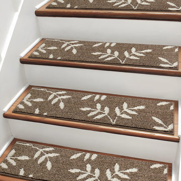 Carpet Stair Treads, Non-Slip Stair Treads for Wooden Steps Indoor | Stair Runner for Pets, Non Skid Staircase Step