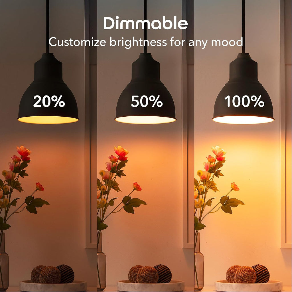 Prisma Plus 800 Dimmable Smart Light Bulbs with 2.4 GHz Wi-Fi Connectivity - Color-Changing & Tunable White, A19 LED (4-Pack)