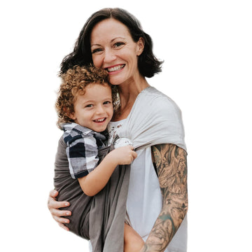 Ring Sling Baby Carrier, Soft Linen Baby Sling, Baby Wrap, Comfort, Style, and Giving Back - Carry Your Little One