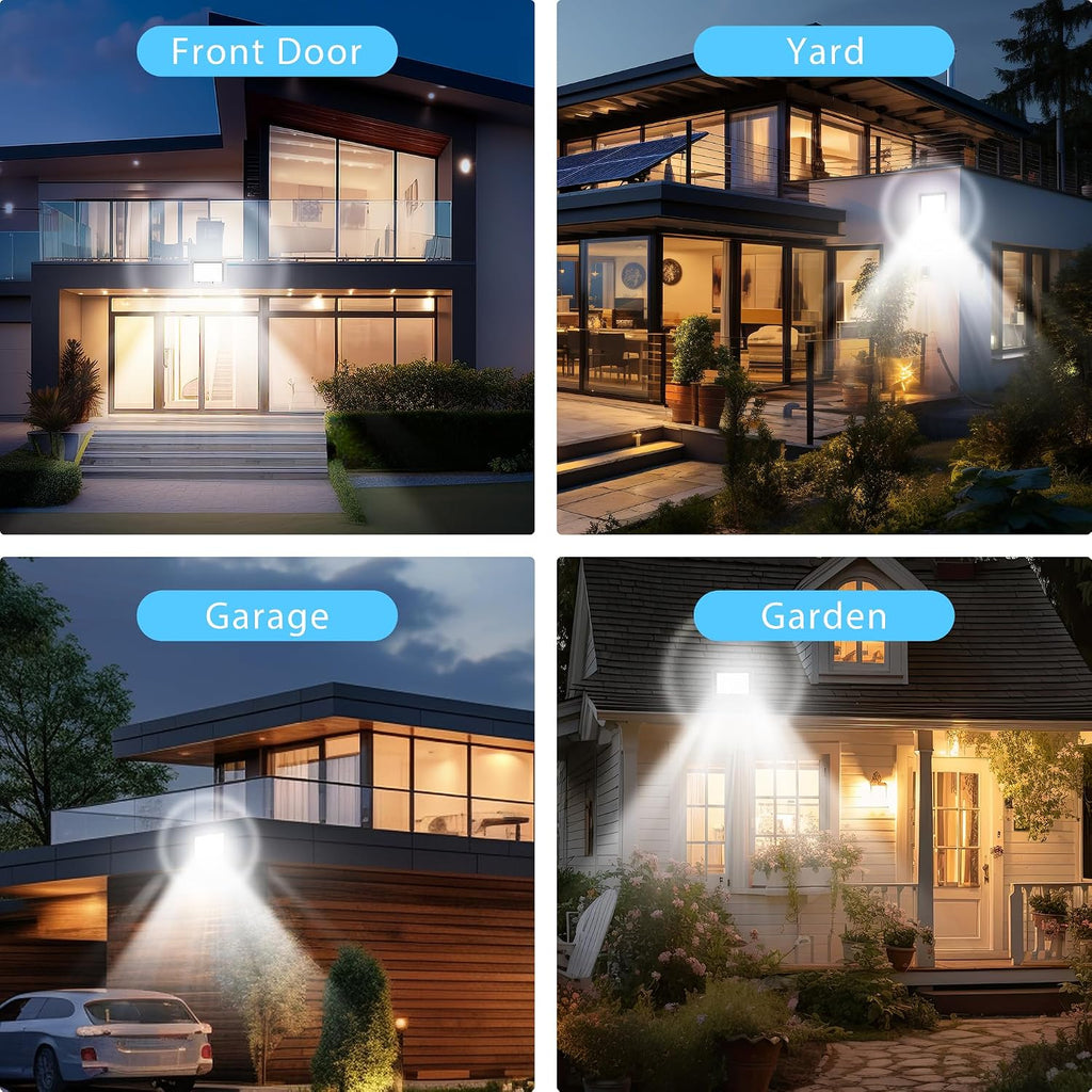 100 W Outdoor LED Floodlight, 10000 lm LED Floodlight, 4200 K Warm White IP66 Waterproof Outdoor Lighting for Garden