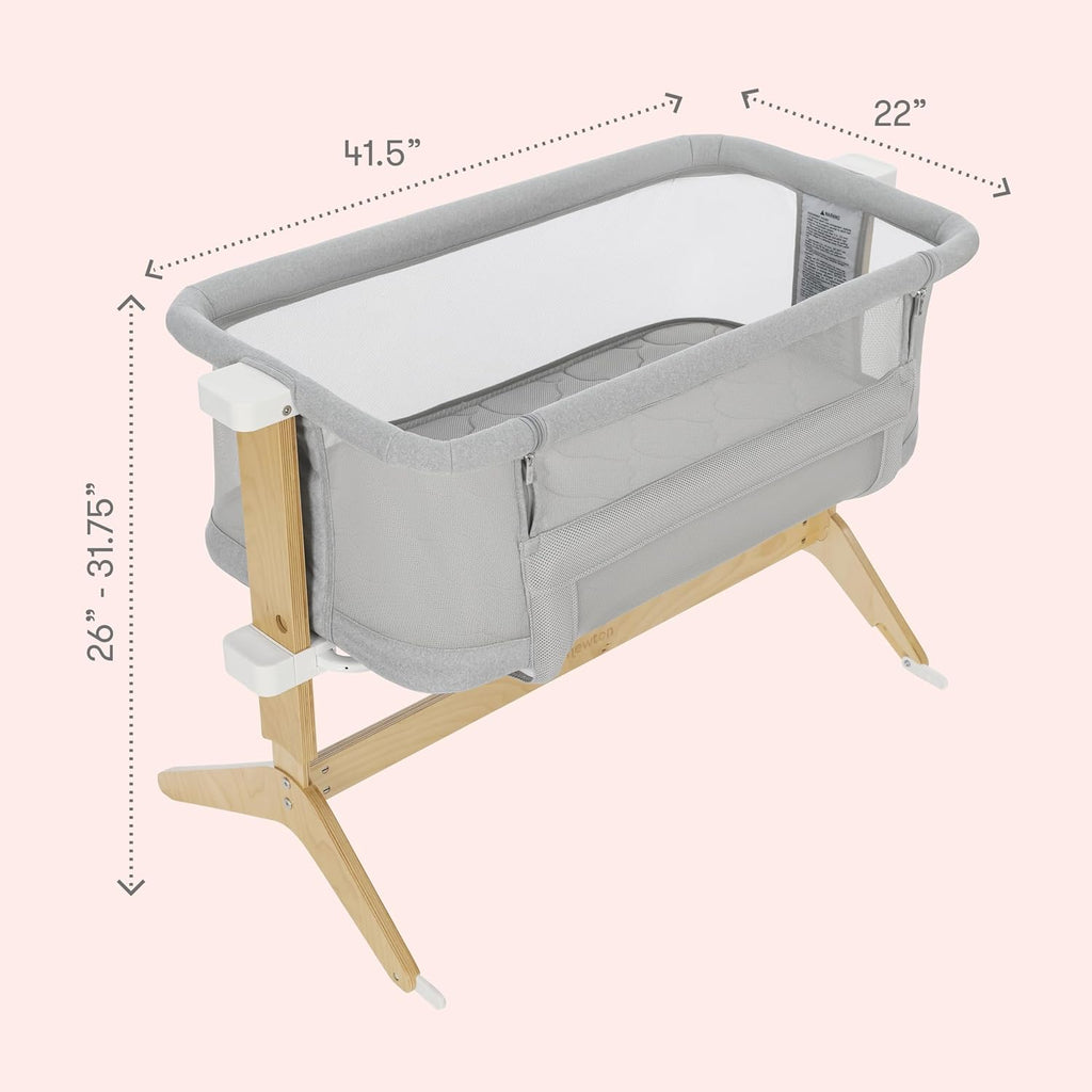 Bassinet & Bedside Sleeper with Mattress & Sheet