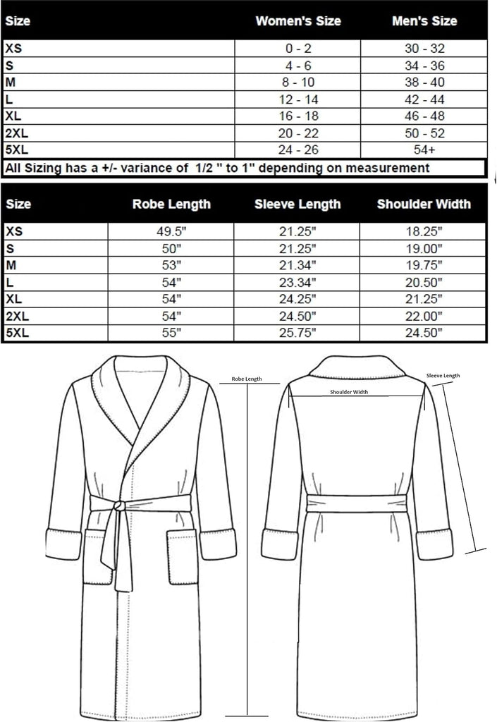 & HAIG Microfiber Plush Bath Robe with Minx Lining. Luxury Spa & Hotel Robe for Women & Men