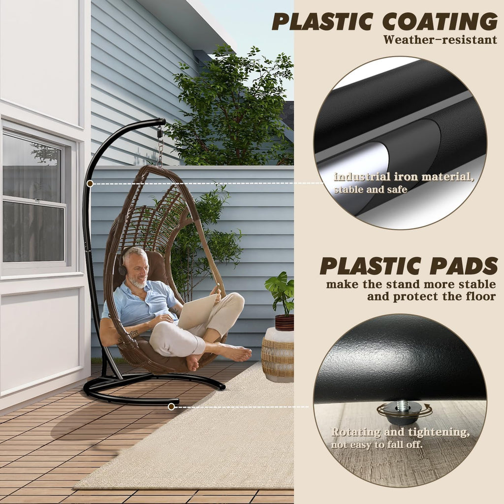 Stand Only Hammock Chair Stand Only Hanging Chair Stand Only Swing Stand Frame Outdoor Indoor Egg Chair Stand Only C
