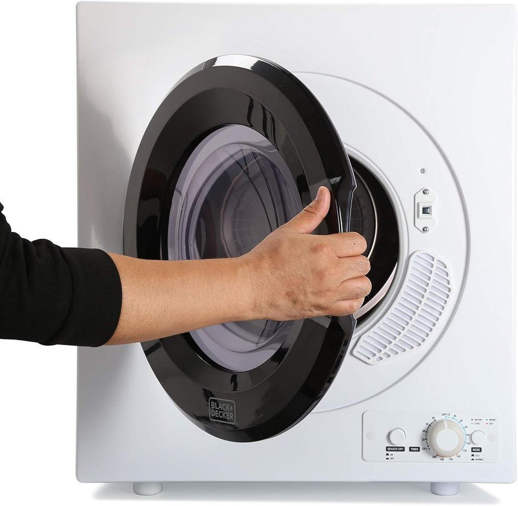 BCED26 Compact Dryer for Standard Wall Outlet, Small, 5 Modes, Load Volume 8.8 lbs., White