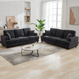 89" Sofa Couch for Living Room, Modern Loveseat Sofa with Extra Comfy Deep Seat