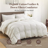 Goose Feather Down Fiber Comforter Oversized King