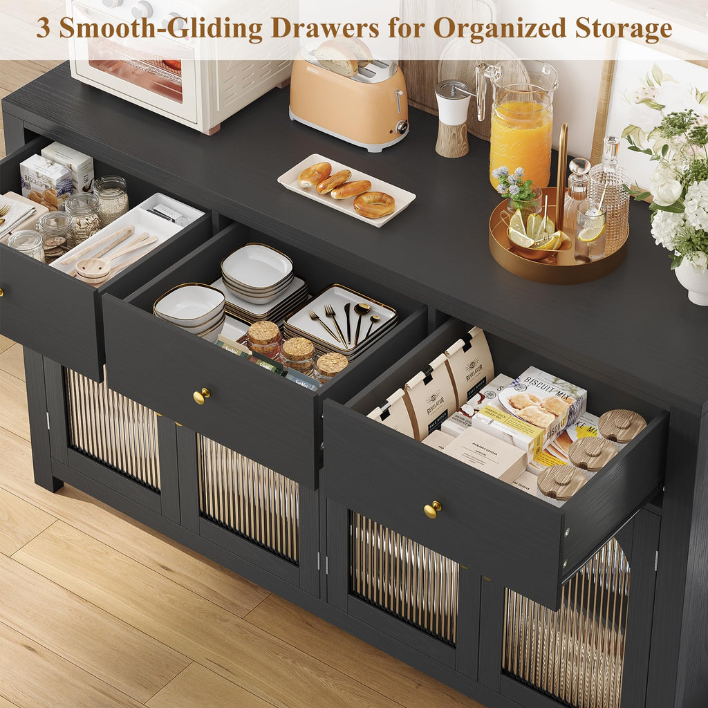 Buffet Cabinet with Storage, Kitchen Storage Cabinet