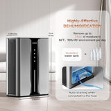 Home Dehumidifier with Drain Hose, (950 sq.ft) 95oz Quiet dehumidifier for Bathroom Bedroom
