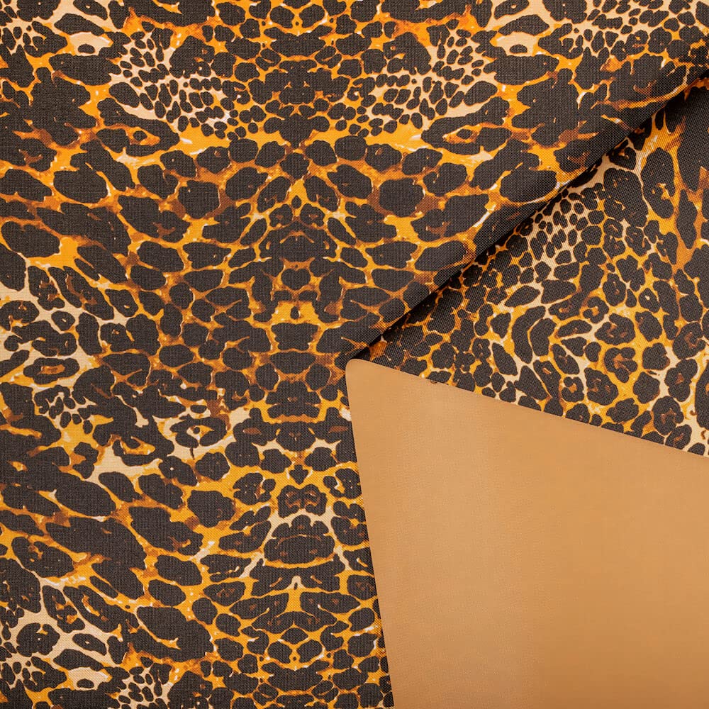 Canvas Waterproof Printed Leopard Fabric