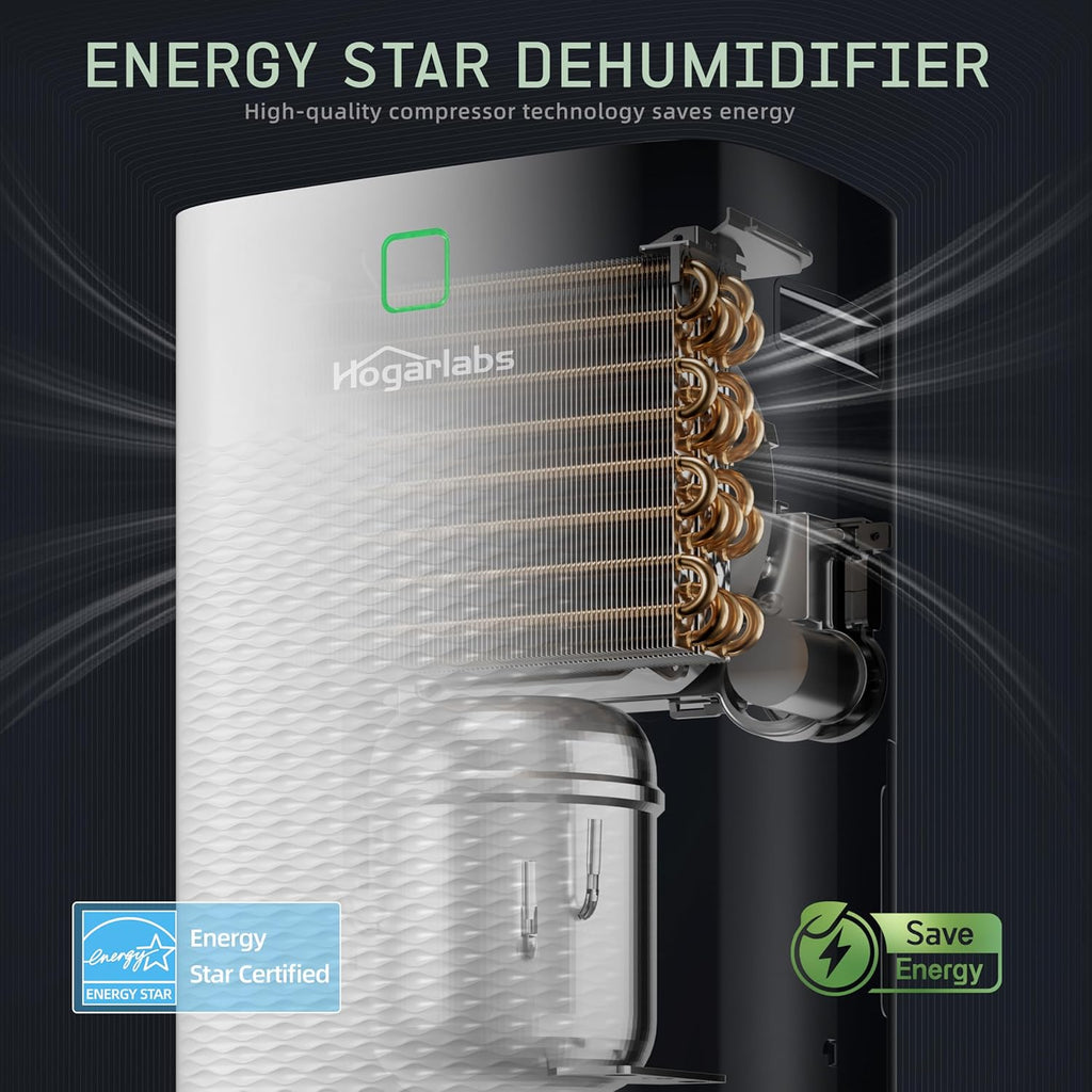 30 Pint Dehumidifiers for Home and Basements, with 3 Working Modes, Overflow Protection