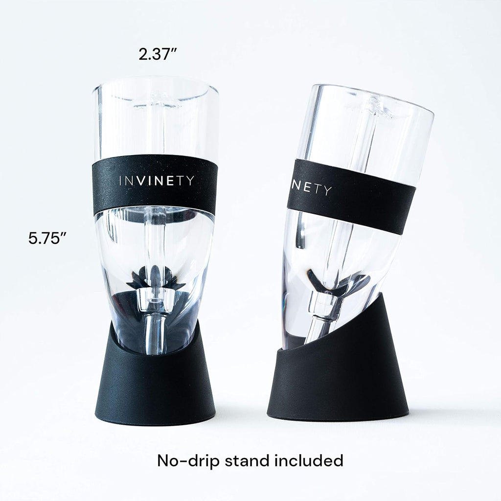 Wine Aerator | Upgraded 3 Level Aeration | All In One Diffuser, Decanter and Oxygenator | Enhance Wine Flavors