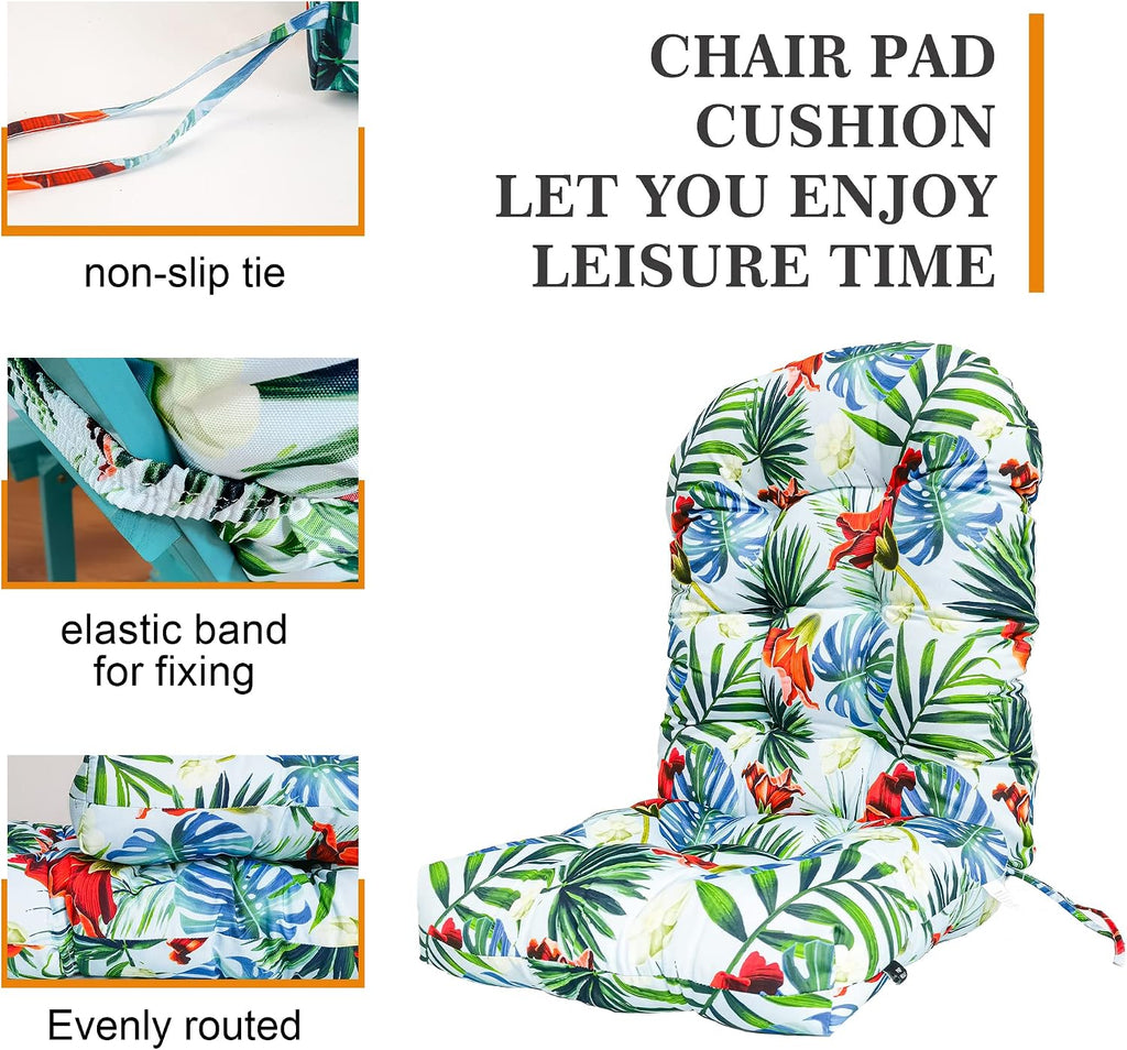 Outdoor Adirondack Chair Cushion 44x21x4 inch, 1 Pack