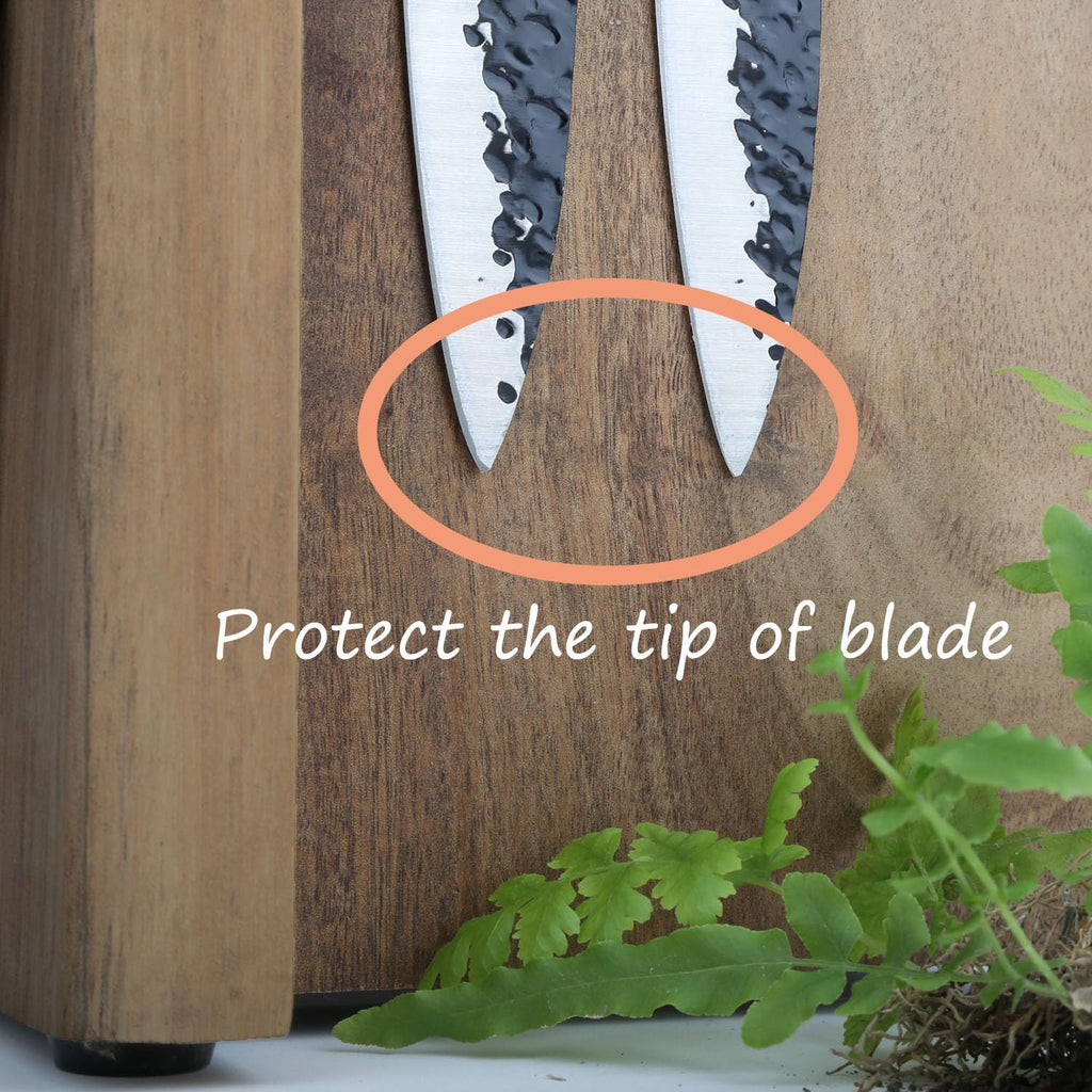 Magnetic Knife Block Knives Display Stable Board Holder Rack Magnetic Stands with Strong Enhanced Magnets on Both