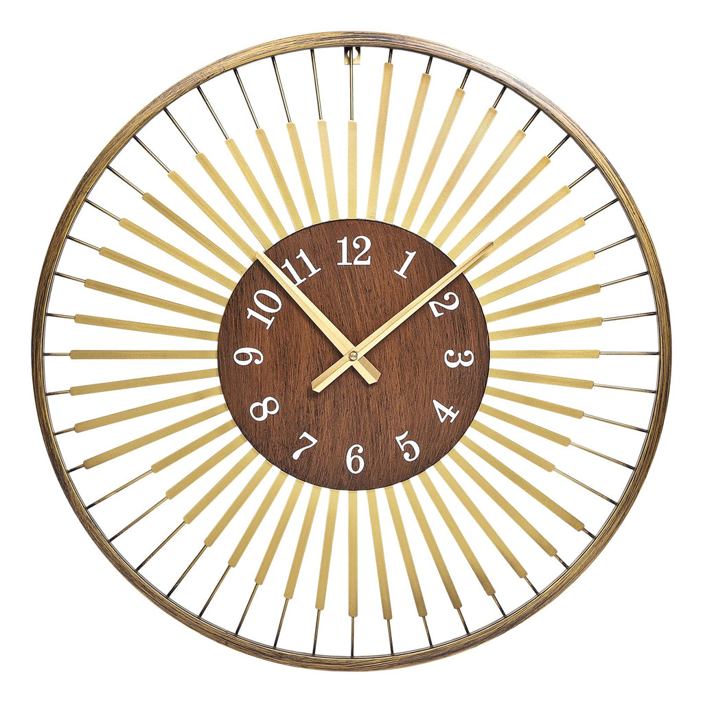 24 Inch Mid-Century Modern Wall Clock