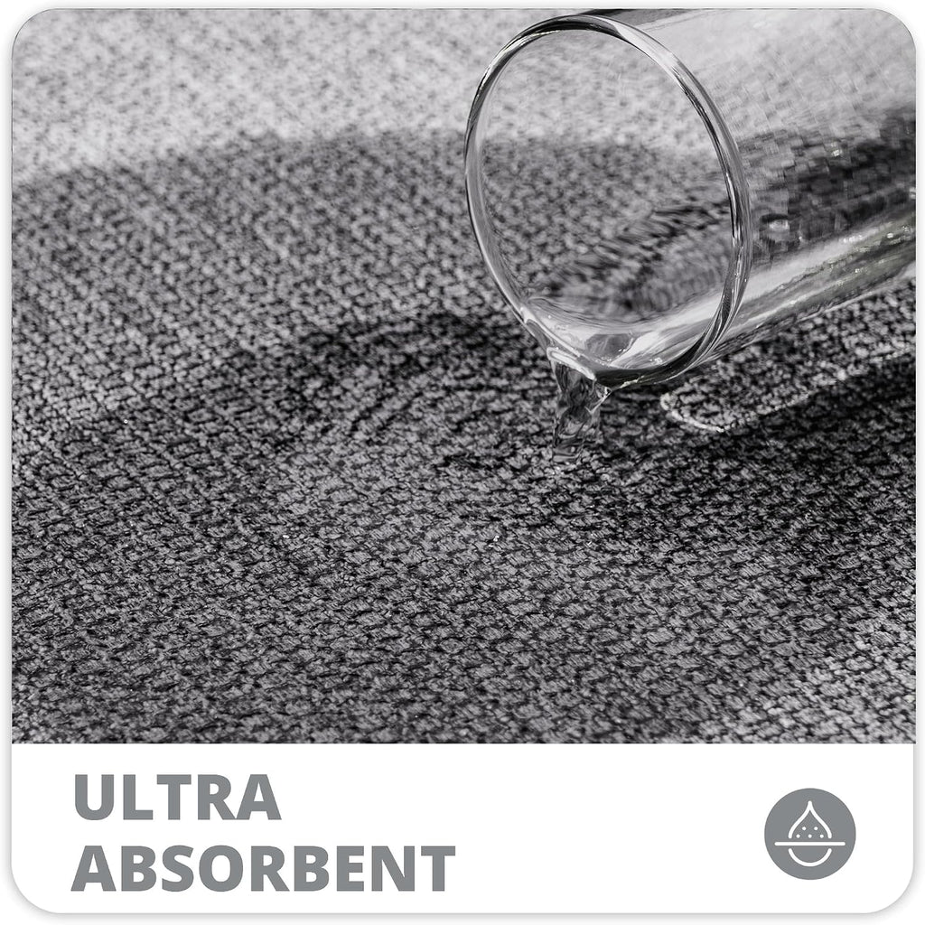 Bathroom Rugs Set 2 Pieces,Th Mats,Toilet Rugs,Quick Dry,Non-Slip,Machine Washable,Low Pile,Absorbent Bath