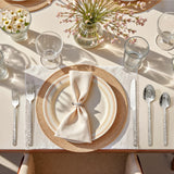 60 Pieces Hammered Silverware Set for 12, 18/10 Stainless Steel Heavy Duty Flatware Set, Tableware Cutlery Utensil Sets