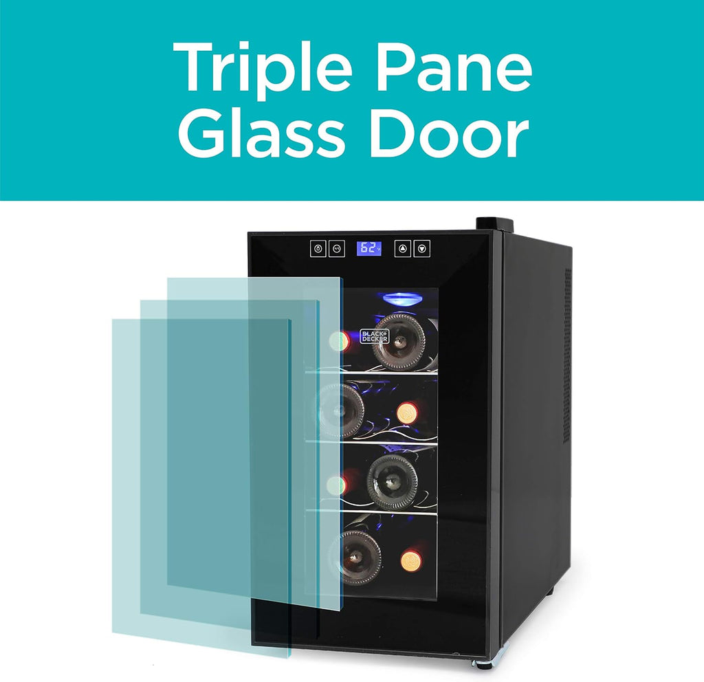 BD60026 Wine Cellar with LED Display (8-Bottle Capacity)
