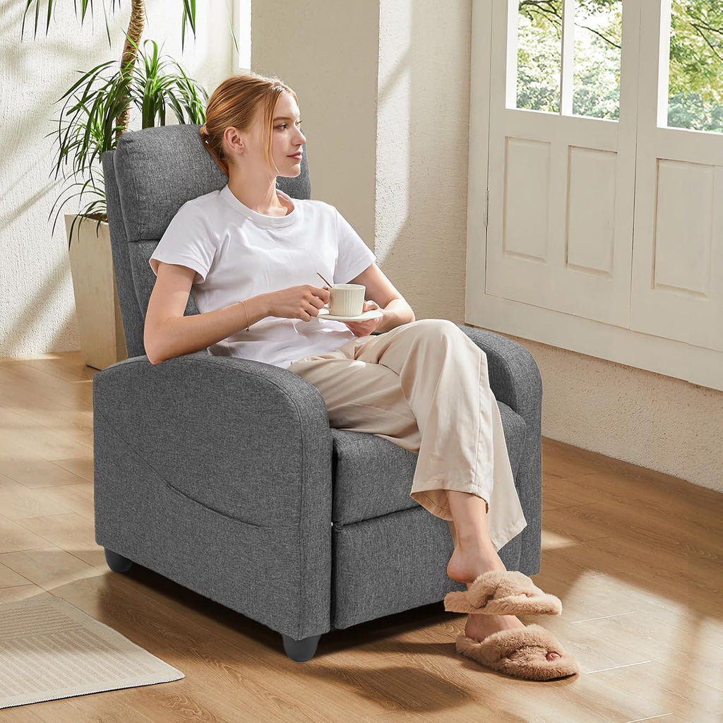 Massage Recliner Chair for Adults, Adjustable Home Theater Seating with Lumbar Support for Living Room