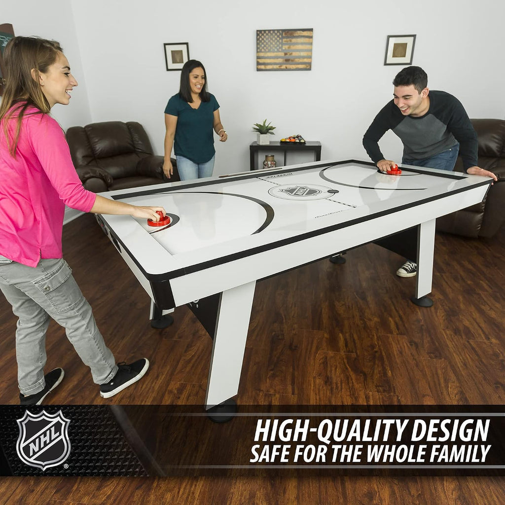 Multi-Game Tables, Play 2-in-1 Air Hockey Table with Table Tennis Top - Perfect for Family Game Room, Adult rec Room