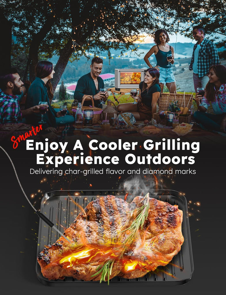 Bravo XL Pro Air Fryer Toaster Oven with Grill Combo, 2025 New Ultra-Fast Convection System, 35% Crispier, 2X More