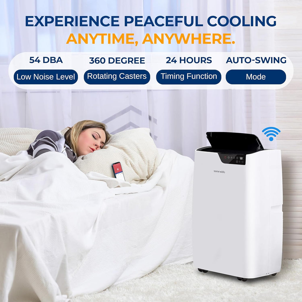 14000 BTU Portable Air Conditioner 4-in-1 with Heating
