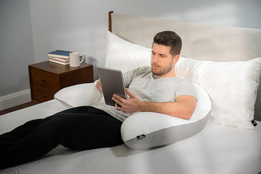 Full Body Pillow - U-Shaped Design Ideal for Multiple Sleeping Positions - Provides Cooling and Conforming Support