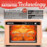 French Door Air Fryer Oven - 37 Qt Large Capacity Convection Toaster Oven, FryForce 360°, Digital Display, 12 Cooking