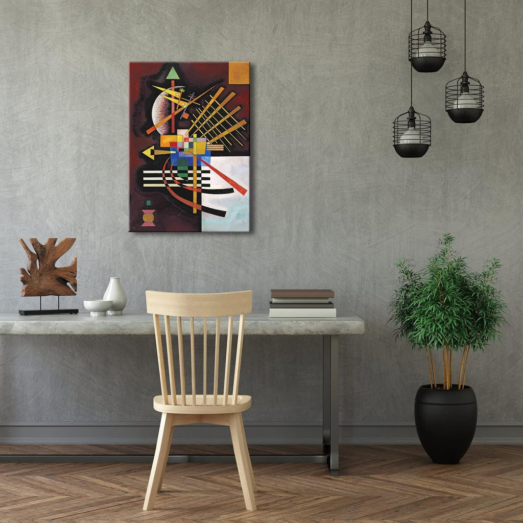 Large Wassily Kandinsky Composition VIII Picture Reproduction of Famous Paintings Canvas Prints Wall Art Canvas Wall