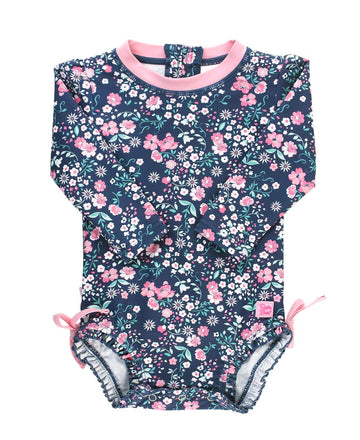 Baby Girls Novelty Baby One Piece - Rash Guard Swimsuit UPF 50+