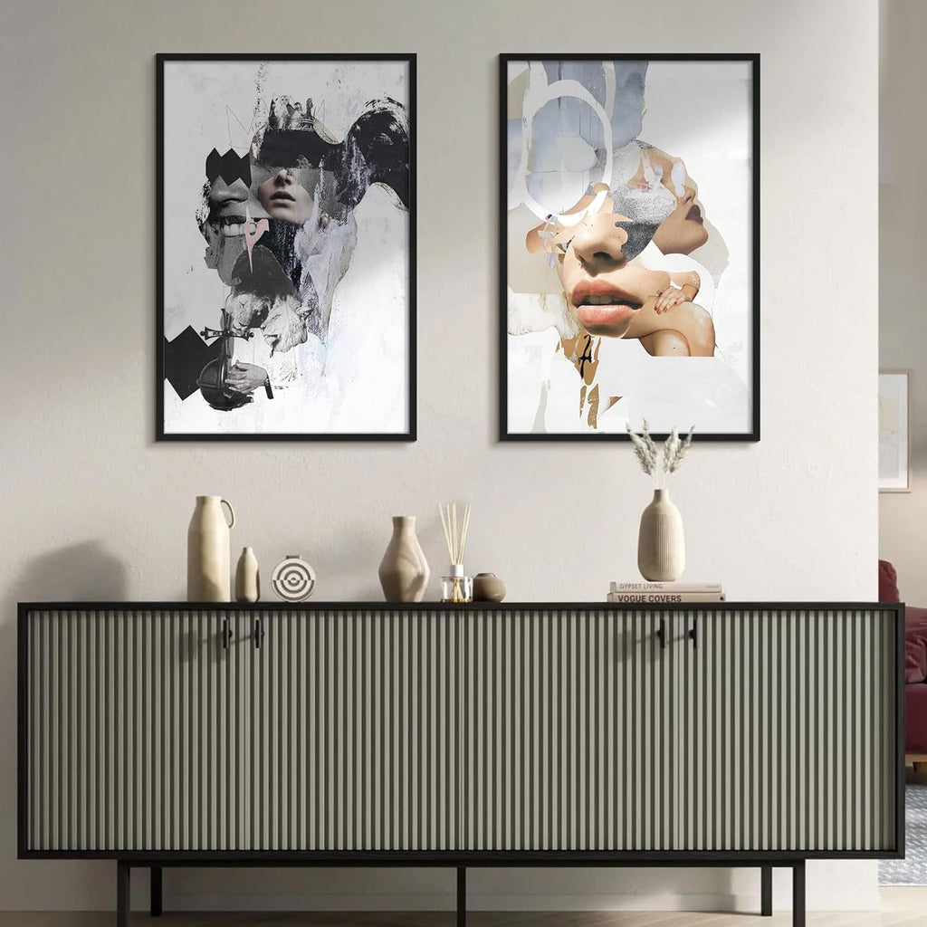 24x36 Poster Frame, Wall Decor Picture Frames, Black 1 Pack | 24 x 36 Frame, 20x30 Frame with Mat for Gallery Wall