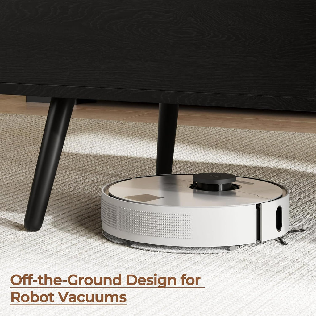 Lift Top Coffee Table, Wooden Small Center Tables with Large Storage Shelf Drawer and Hidden Compartment Modern, Black