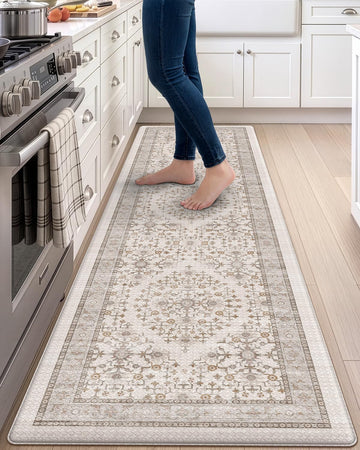Kitchen Floor Mats Cushioned Anti Fatigue Runner Rug, 23x86