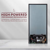 18 Bottle Compressor Wine Cooler Refrigerator w/Lock - Large Freestanding Wine C