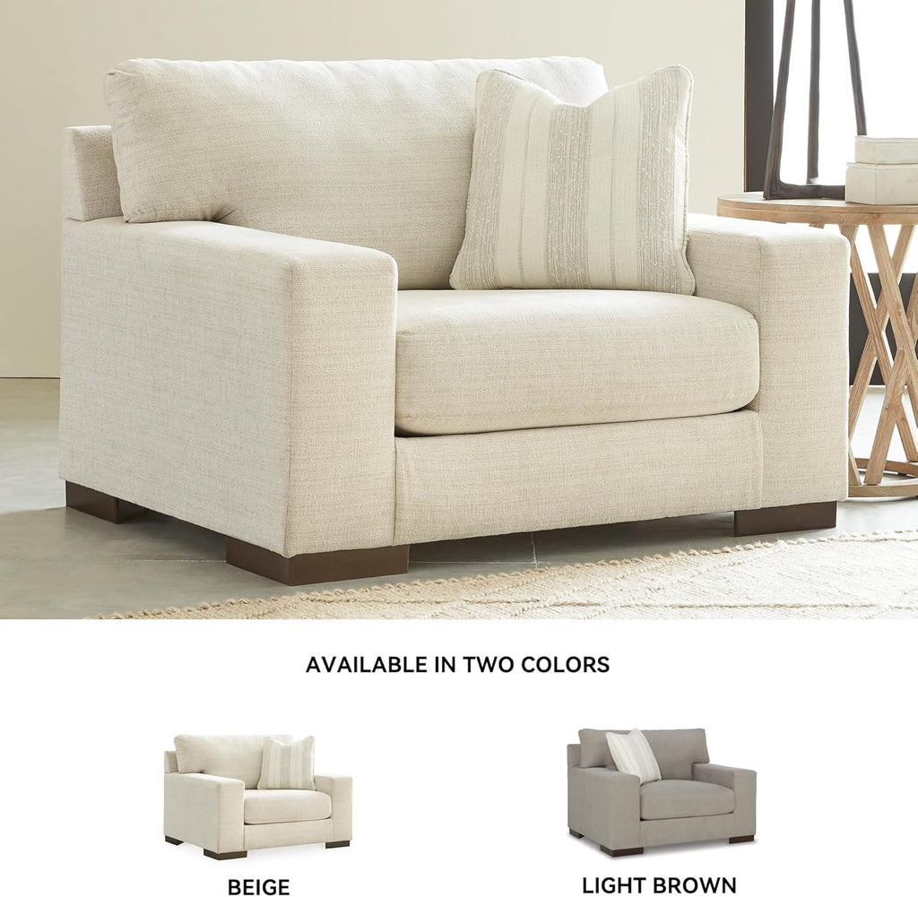 Modern Lounge Chair — Beige