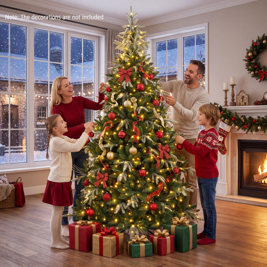 7.5 FT Pre-Lit Christmas Tree, Color-Changing, Remote Control